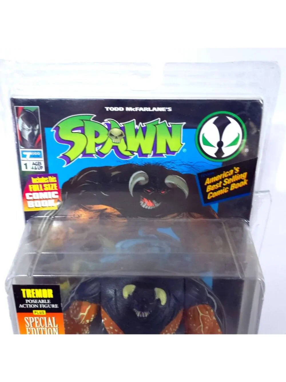 Vintage 1994 Todd McFarlane's Spawn Series 1 Tremor Action Figure NEW - Picture 9 of 12